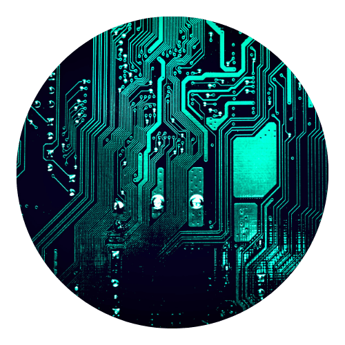 AI enhanced cloud architecture icon