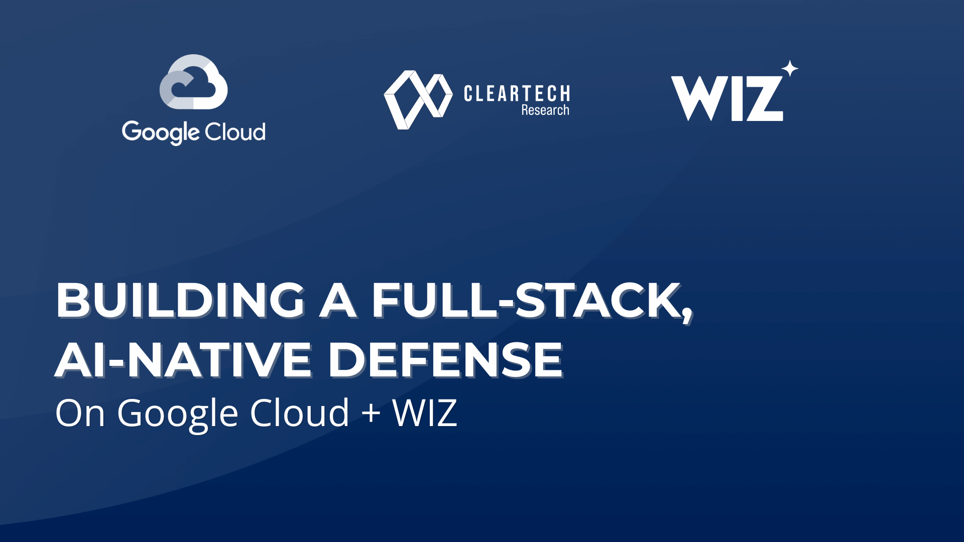 Build a full-stack, AI-native defense on Google Cloud with Wiz